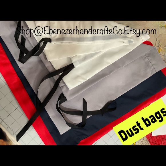 Poli cotton handmade dust bags - Picture 9 of 10